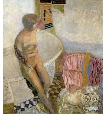 Nude By The Bath Tub