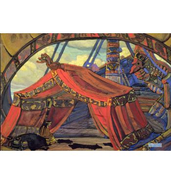 Stage Design For Tristan And Isolde By Wagner, 1912