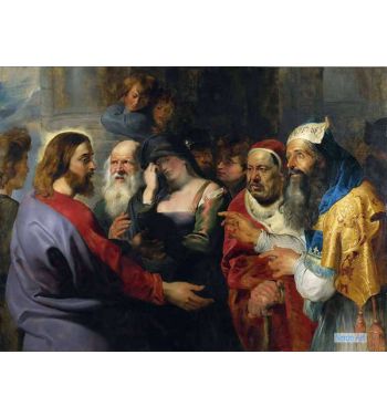 Christ And The Woman Taken In Adultery