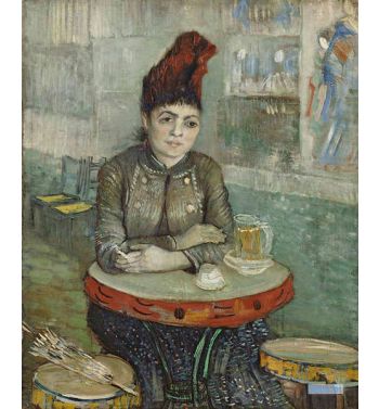 In The Cafe Agostina Segatori In Le Tambourin 1887