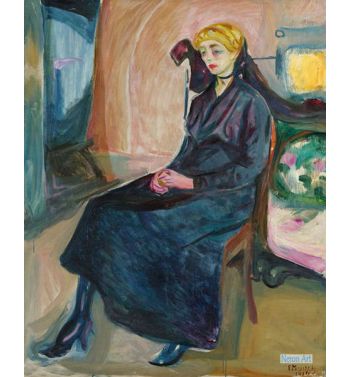 Seated Young Woman, 1916