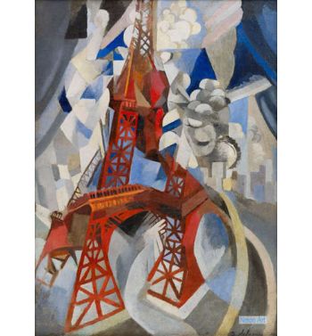 Red Eiffel Tower, 1911