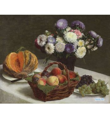 Flowers And Fruits, 1865