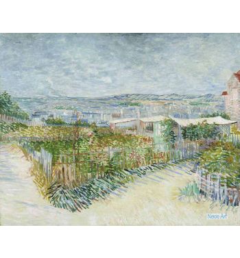 Montmartre Behind The Moulin De La Galette 1887