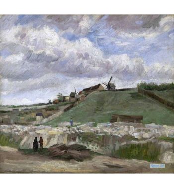 The Hill Of Montmartre With Stone Quarry 2