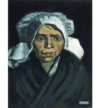 Head Of A Peasant Woman With White Cap