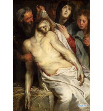 Lamentation Christ On The Straw Middle Panel 