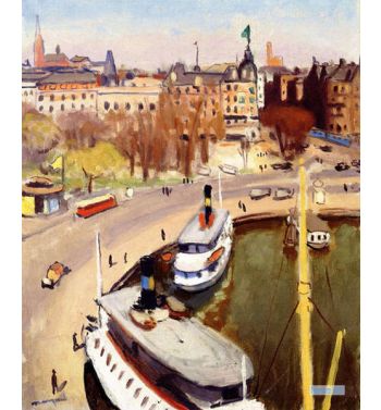 The Port Of Stockholm, 1938