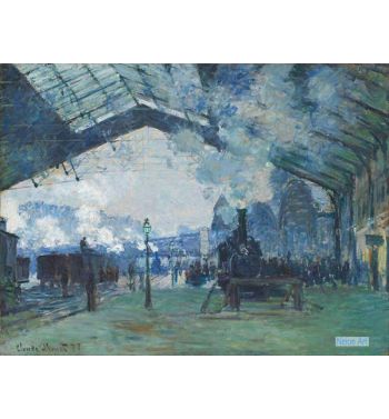 Saint-Lazare Station The Normandy Train 1877
