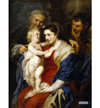 Holy Family With Saint Anne