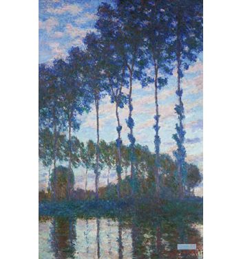 Poplars On The Banks Of The Epte Evening Effect 1891