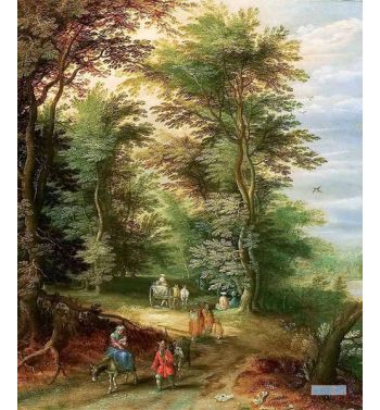 Landscape With The Flight Into Egypt Ca 1630–1639