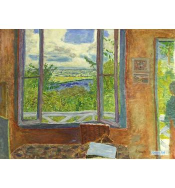 Open Window Towards The Seine Vernon, C 1911
