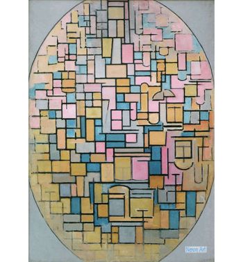 Tableau III Composition In Oval, 1914