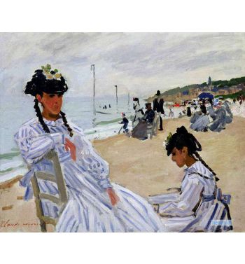 The Beach At Trouville 1870-71