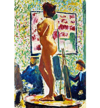 Life Class At The École Des Beaux Arts, Fauvist Nude