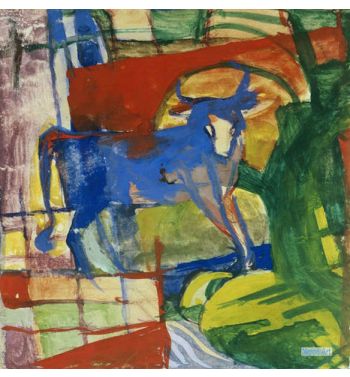 Blue Cow, 1914