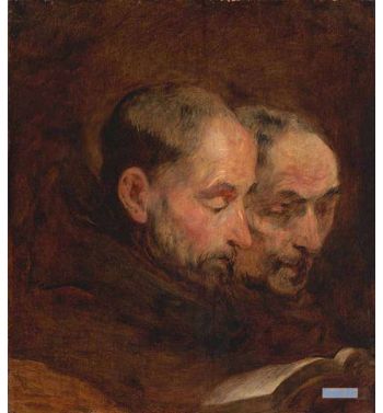 Two Monks Reading