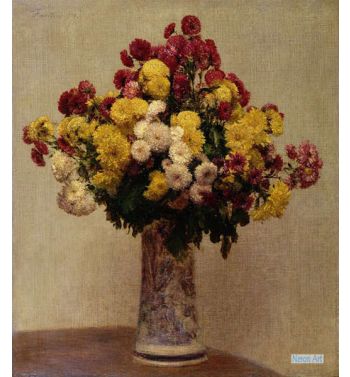 Chrysanthemums In A Vase, 1873
