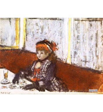 Young Woman In The Cafe