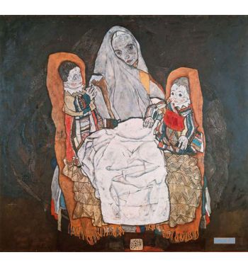 Mother With Her Two Children, III