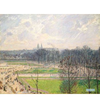The Tuileries Gardens Winter Afternoon