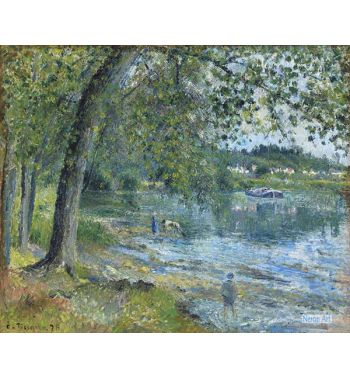 Banks Of The Oise At Auvers-Sur-Oise