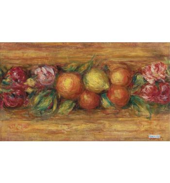 Panel Of Fruit And Flowers