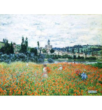 Poppy Field Near Vetheuil 1879