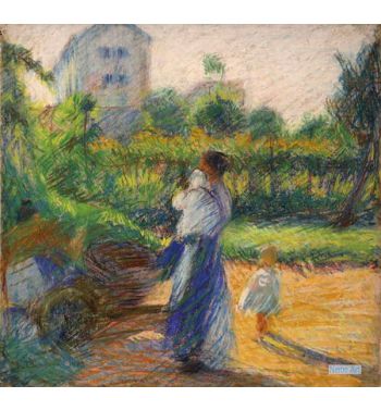 Woman In The Garden, 1910, 02
