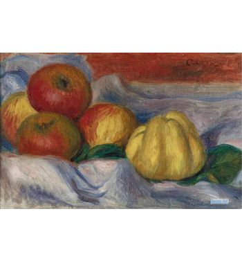 Still Life With Apples And Coings