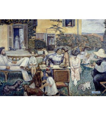 Bourgeois Afternoon Or The Terrace Family, 1900