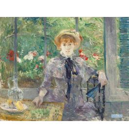 人物 絵画 手描き油彩複製画 - ベルト・モリゾ（Berthe Morisot） - 大型カスタム絵画 - 昼食後