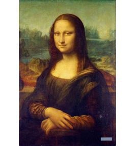 肖像 絵画 複製絵画 - レオナルド・ダ・ヴィンチ ((Leonardo da Vinci） - 大型カスタム絵画 - モナリザ