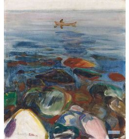 海景 絵画 手描きのアート複製キャンバス - エドヴァルド