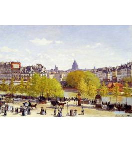 街並み 絵画 世界の有名画家 - クロード・モネ（Claude Monet） - 大型