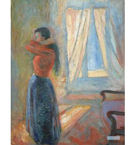 人物 絵画 キャンバス上の絵画の複製 - エドヴァルド・ムンク（Edvard