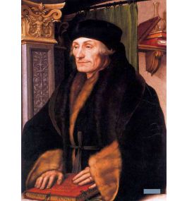 肖像 絵画 世界の複製名画 ハンス ホルバイン Hans Holbein The Younger 大型カスタム絵画 デジデリアスエラスムス