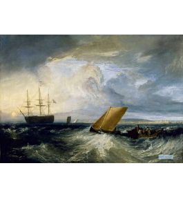 海景 絵画 キャンバスに有名なアクリル画 - ジョゼフ・マロード