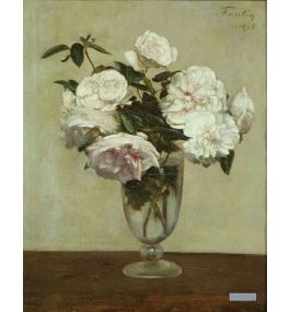 花 絵画 複製画 - アンリファンタンラトゥール（Henri Fantin-Latour