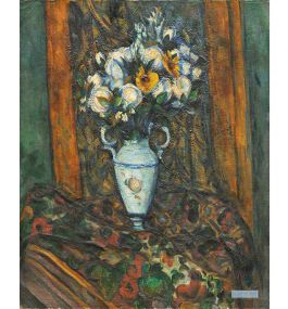 フランス　近代絵画の父　Paul Uzzano 花瓶に生けた花　模写F10サイズ フランス 近代絵画の父 Paul Uzzano 花瓶に生けた花 模写 送料