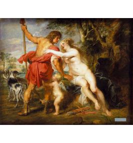 神話 絵画 名画 油絵の複製画 ピーテル パウル ルーベンス Peter Paul Rubens 大型カスタム絵画 ヴィーナスとアドニス