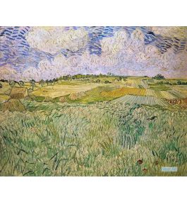 Dipinti Paesaggio Riproduzione di Dipinti su Tela - Van Gogh - Dipinti  Personalizzati di grandi dimensioni - Paesaggio A Auvers