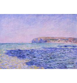 モネ (Monet) - 海のプルビルの影 - 120X85cm 手描きの油絵の複製