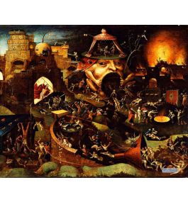 夢幻 絵画 キャンバス上の複製油絵 - ヒエロニムス・ボス（Hieronymus