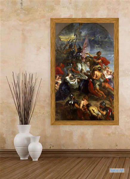 油絵スペインの丘