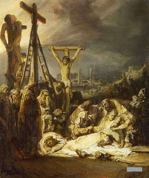 レンブラント・ファン・レイン、聖書あるいは物語に取材した夜の情景