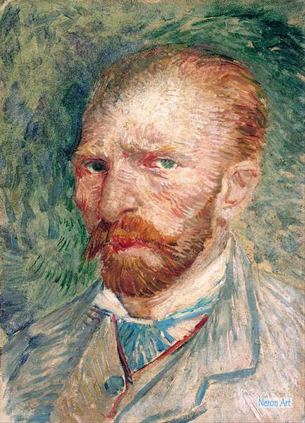 Schilderijen, schilderij Schilderijen Van Gogh - Groot Formaat Aangepaste Schilderijen - Zelfportret 1887