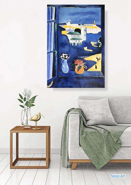 Verplicht Kort geleden Nachtvlek Stilleven Schilderijen, schilderij Handgeschilderd op Canvas - Henri  Matisse - Groot Formaat Aangepaste Schilderijen - Venster In Tanger
