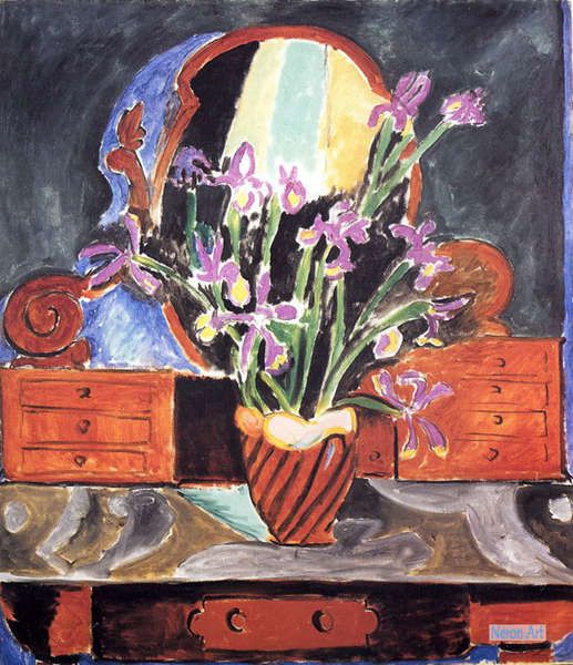 アンリ・マティス 油絵　世界名画 カラフル アート 油絵 原画 油彩画　模写 楽天市場】絵画 世界の名画 青い窓 アンリ・マティス 額入り